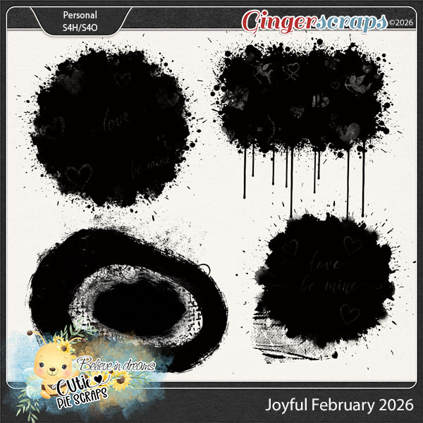 Joyful February 2026 Photo Masks
