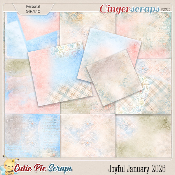 Joyful January 2026 Messy Papers