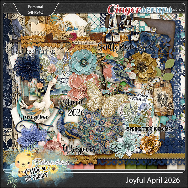 Joyful April 2026 Page Kit