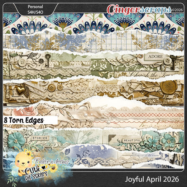 Joyful April 2026 Torn Edges