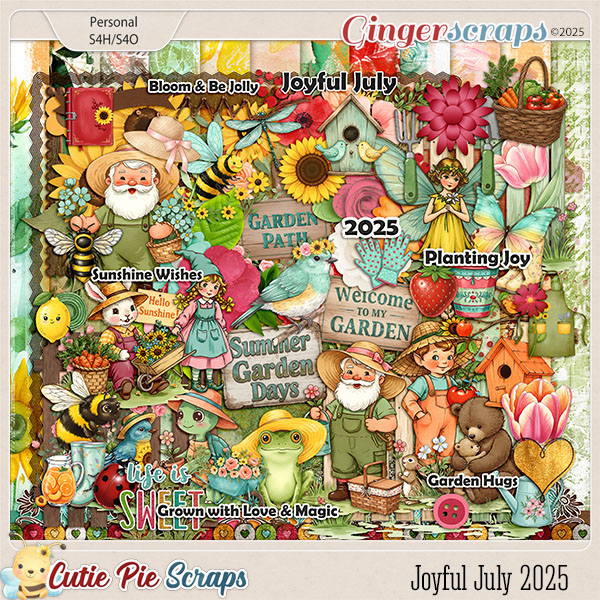 Joyful July 2025 Page Kit