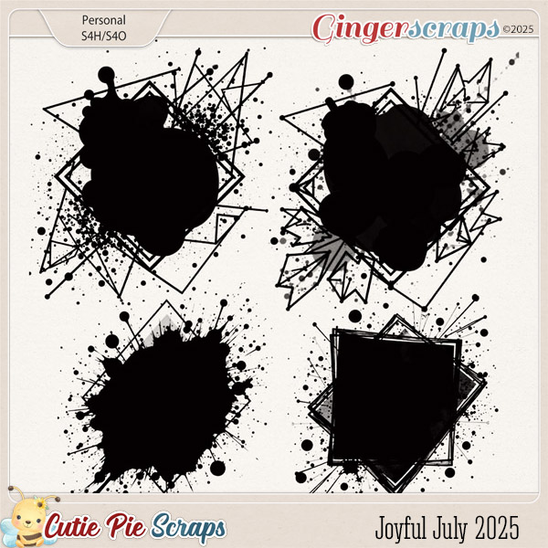 Joyful July 2025 Photo Masks
