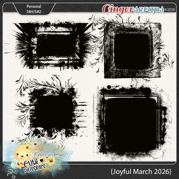 Joyful March 2026 Photo Masks