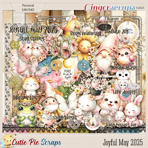 Joyful May 2025 Page Kit