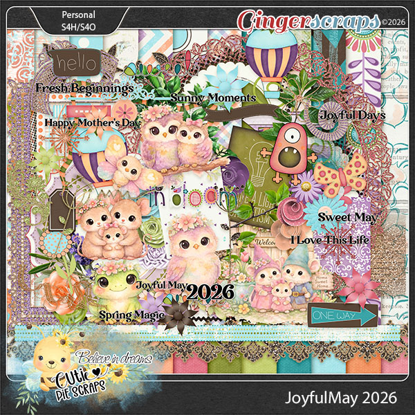 Joyful May 2026 Page Kit