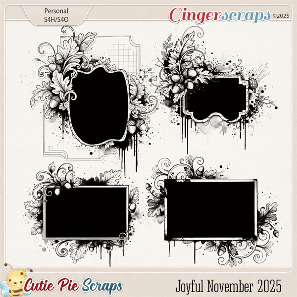 Joyful November 2025 Photo Masks