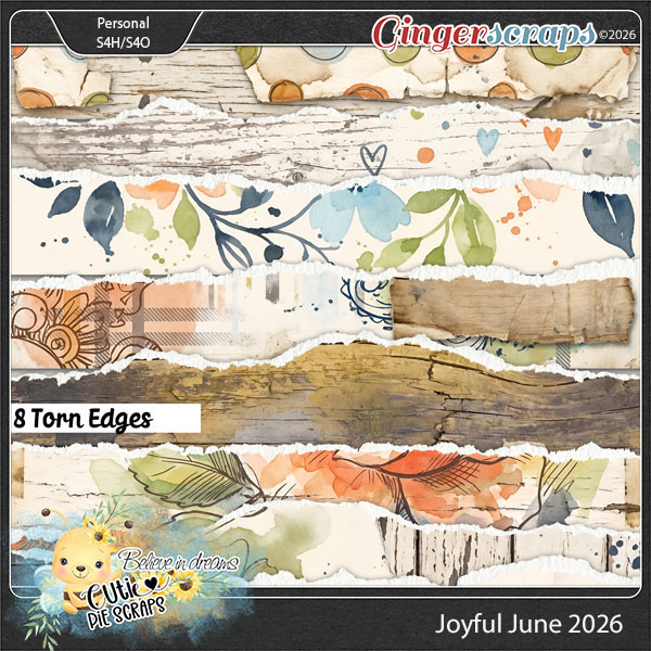 Joyful June 2026 Torn Edges