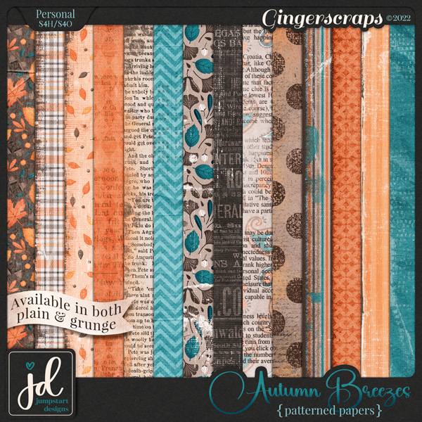 Autumn Breezes {Patterned Papers}