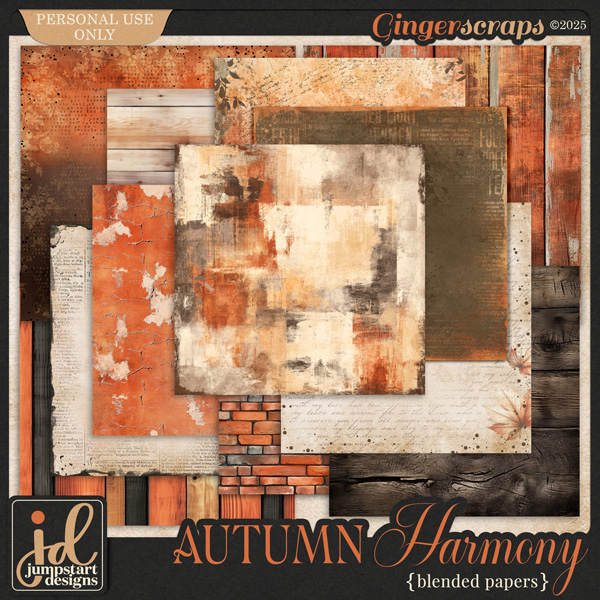 Autumn Harmony {Blended Papers}