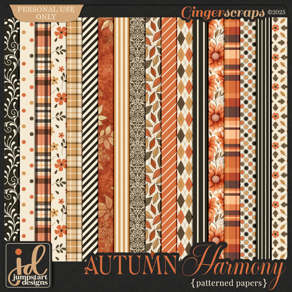 Autumn Harmony {Patterned Papers}