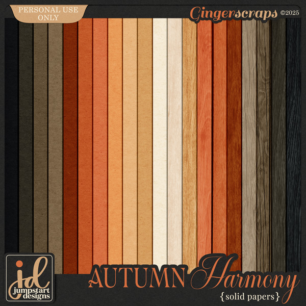 Autumn Harmony {Solid Papers}