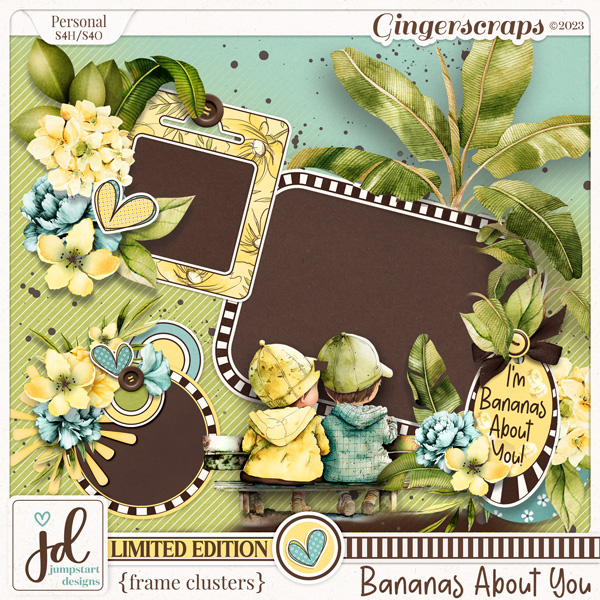 Bananas About You {Frame Clusters} LIMITED EDTIION
