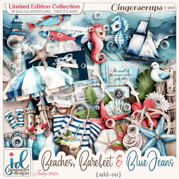Beaches, Bare Feet & Blue Jeans {Add-On}