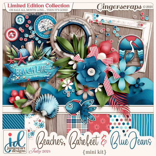 Beaches, Bare Feet & Blue Jeans {Mini Kits}