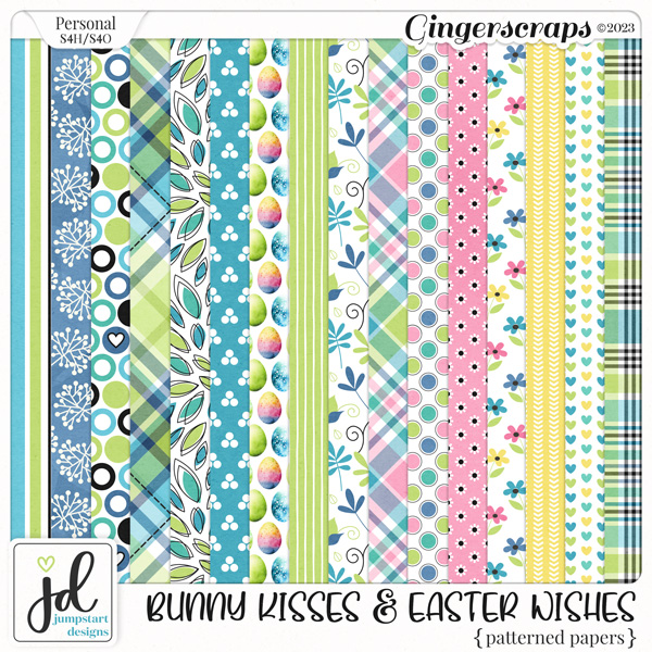 Bunny Kisses & Easter Wishes {Patterned Papers}
