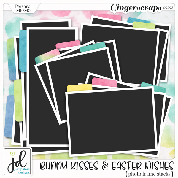 Bunny Kisses & Easter Wishes {Photo Stacks}
