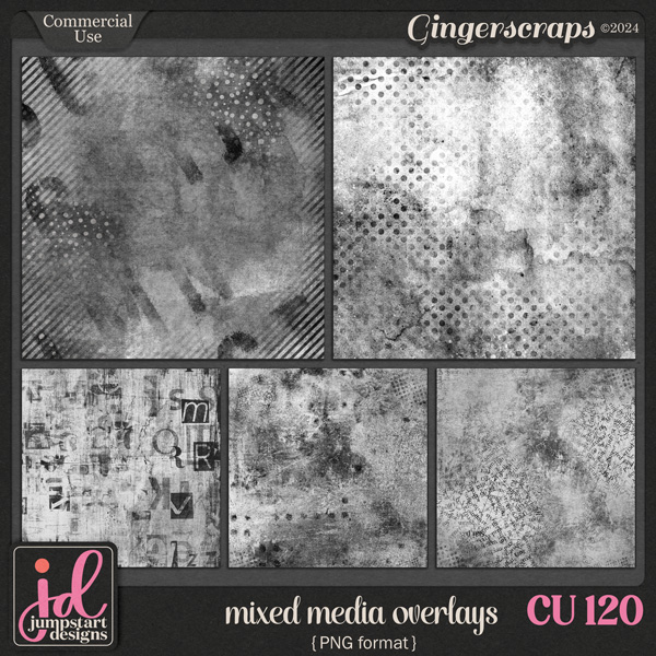 CU & PU 120 ~ Mixed Media Overlays