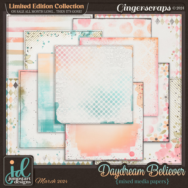 Daydream Believer {Mixed Media Papers}