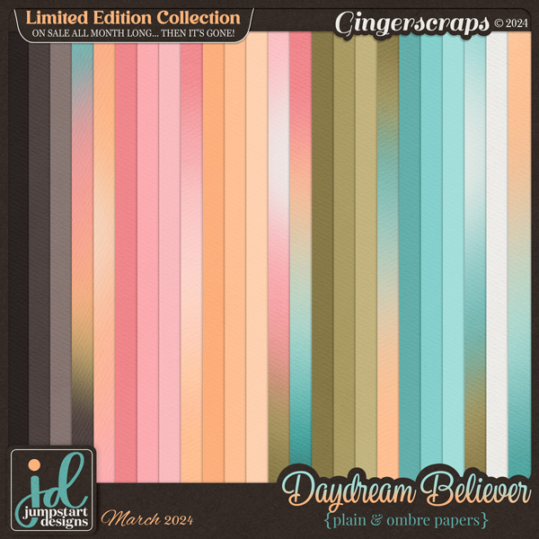 Daydream Believer {Plain & Ombre Papers}