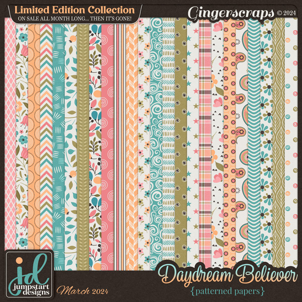 Daydream Believer {Patterned Papers}