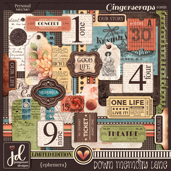 Down Memory Lane {Ephemera} LIMITED EDITION