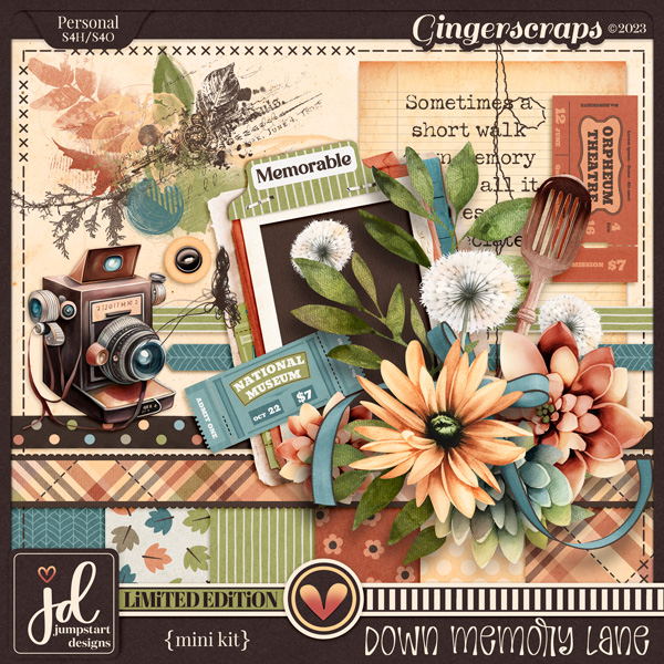 Down Memory Lane {Mini Kit} LIMITED EDITION