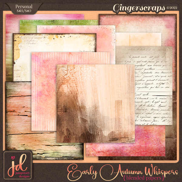 Early Autumn Whispers {Blended Papers}