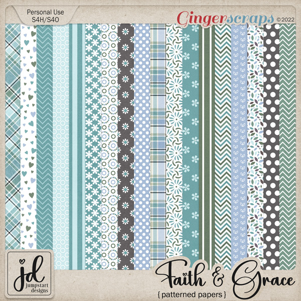 Faith & Grace {Patterned Papers}