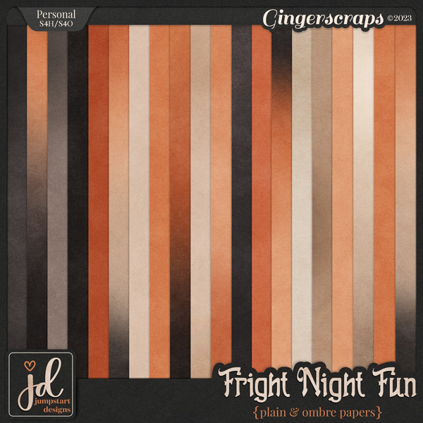 Fright Night Fun {Plain & Ombre Papers}