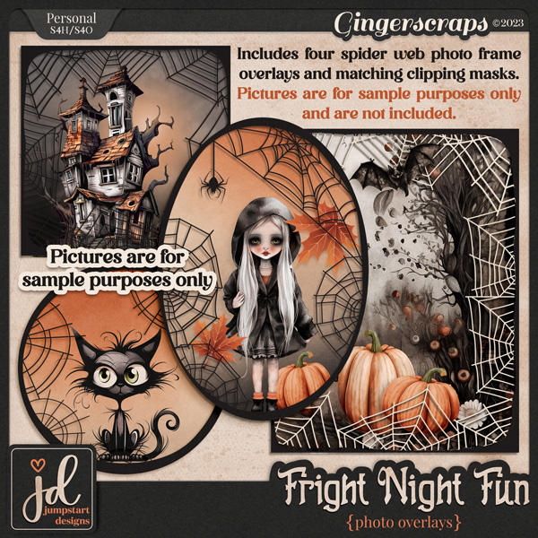 Fright Night Fun {Photo Overlays}