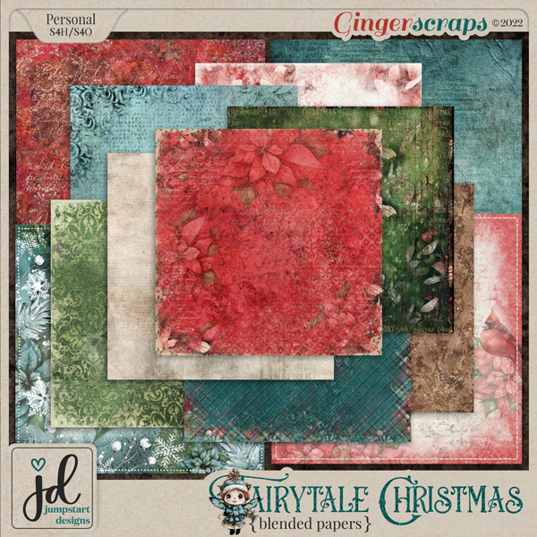 Fairytale Christmas {Blended Papers}