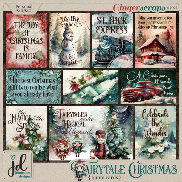 Fairytale Christmas {Quote Cards}