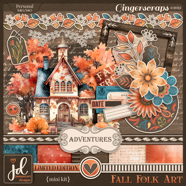 Fall Folk Art {Mini Kit} LIMITED EDITION