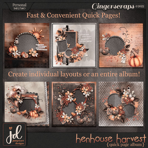 Henhouse Harvest {Quick Pages}