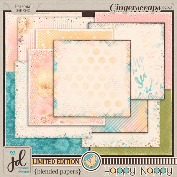 Happy Nappy {Blended Papers} LIMITED EDITION