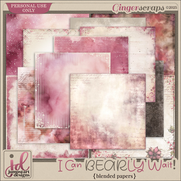 I Can BEARLY Wait {Blended Papers}