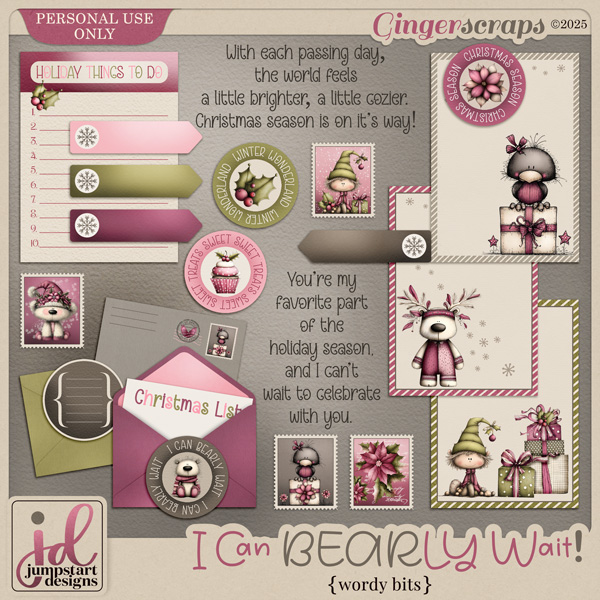 I Can BEARLY Wait {Wordy Bits}