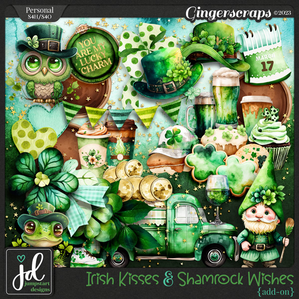 Irish Kisses & Shamrock Wishes {Add-On}