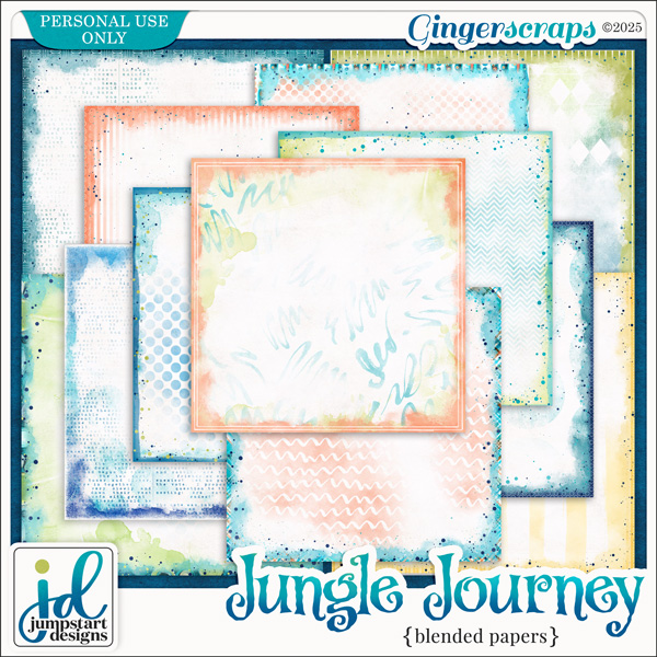 Jungle Journey {Blended Papers}