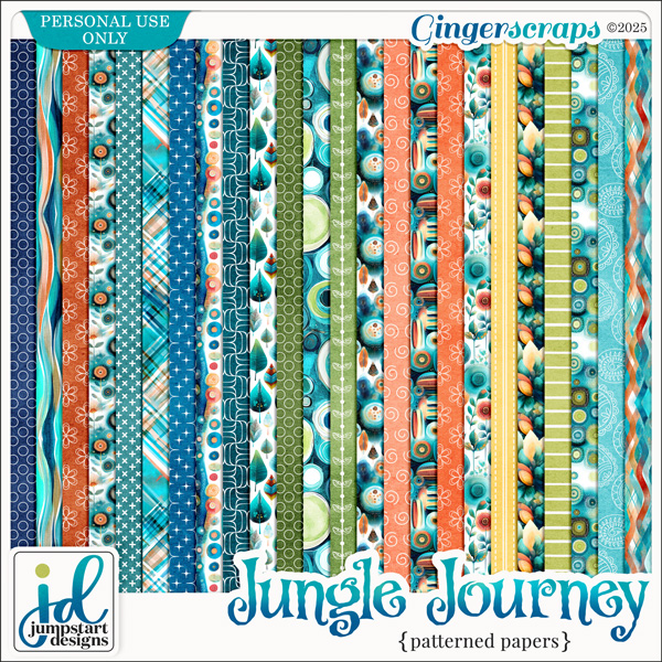 Jungle Journey {Patterned Papers}