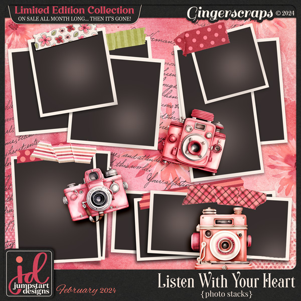 Listen With Your Heart {Photo Stacks} LIMITED EDITION