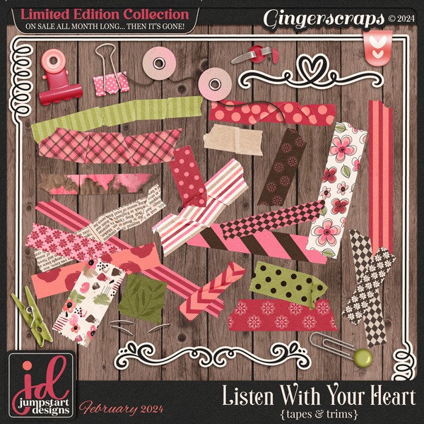 Listen With Your Heart {Tapes & Trims} LIMITED EDITION