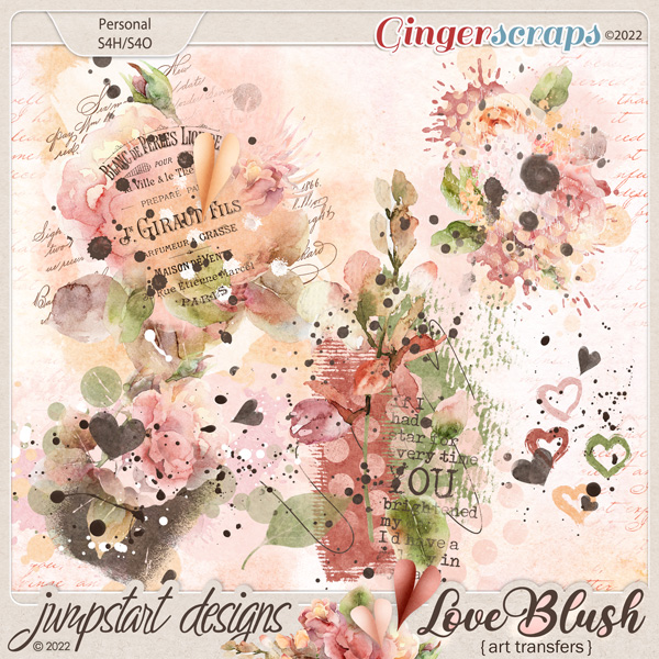 Love Blush {Art Transfers}