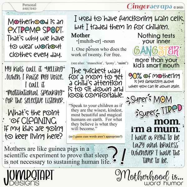 Motherhood Is... {Word Humor}