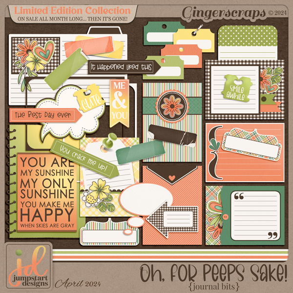 Oh, for Peeps Sake {Journal Bits} LIMITED EDITION
