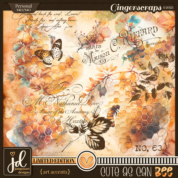 Cute As Can BEE {Art Accents} LIMITED EDITION