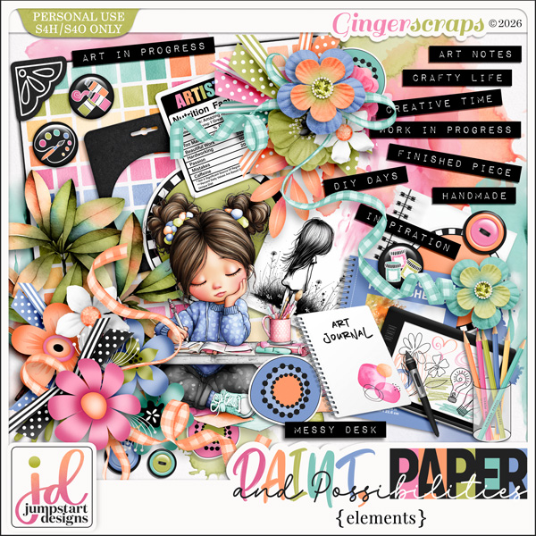 Paint, Paper & Possibilities {Elements}