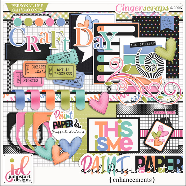 Paint, Paper & Possibilities {Enhancements}