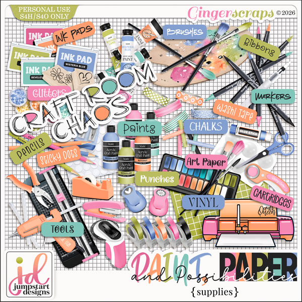 Paint, Paper & Possibilities {Crafting Supplies}