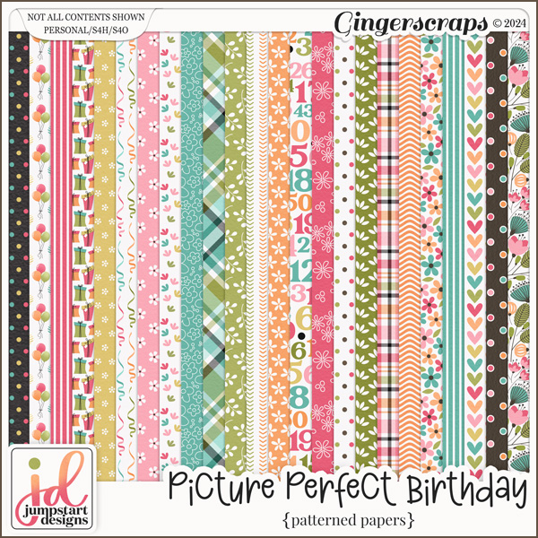 Picture Perfect Birthday {Patterned Papers}